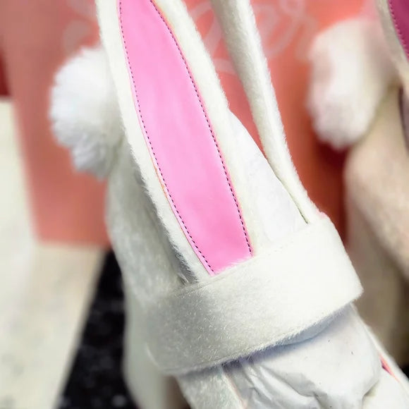 NIB.Sugar Thrillz BUNNY Platform Heels Boots Women's sz 9, faux fur