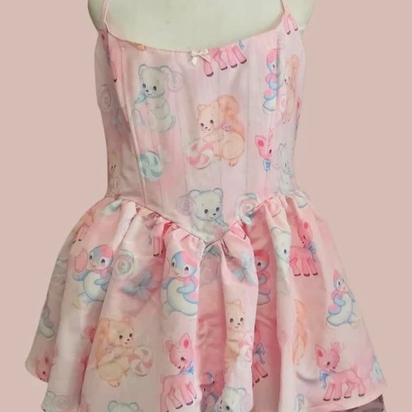 NWT Magic Moves Corset Dress - Candy Cravers Sugar Thrillz SZ XXL