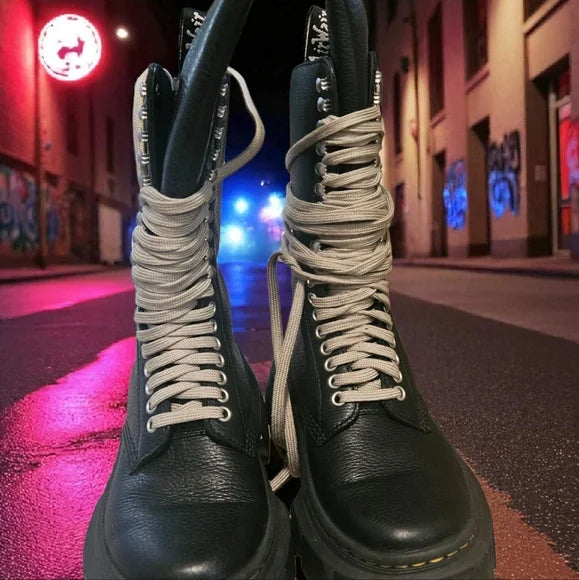 NIB!!! ITS TRUE!! RICK OWENS X DR MARTENS SZ 7 FOR WOMEN 6 FOR MEN