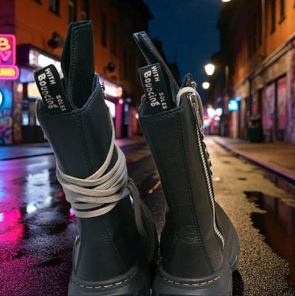 NIB!!! ITS TRUE!! RICK OWENS X DR MARTENS SZ 7 FOR WOMEN 6 FOR MEN