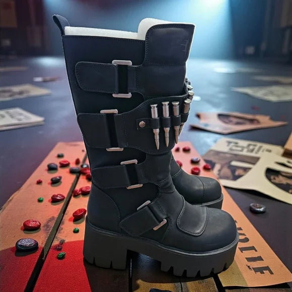 NIB Most WantedWarp Bullet Combat Boots DARKER WAVS No Longer Available Online!!