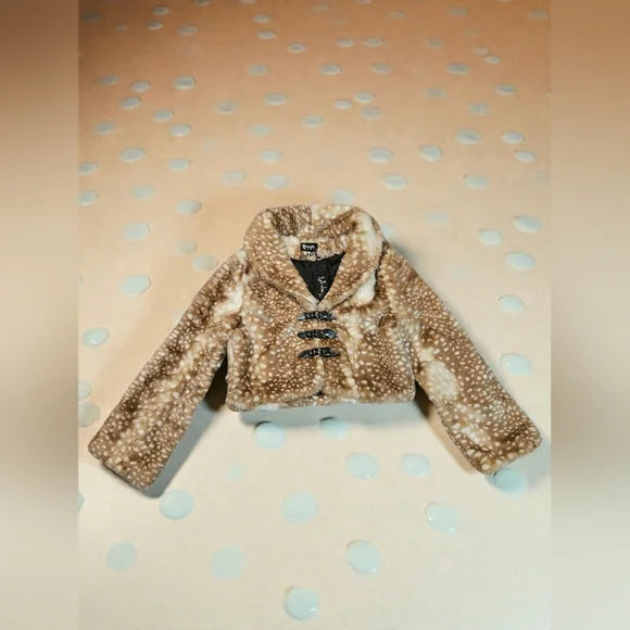 NWT Fawn Over Me Faux Fur Jacket Generation Kiss