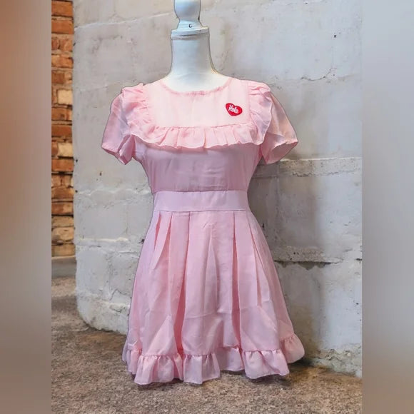 NWT Last Chance Doll Heart Babydoll Dress Dolls Kill x Hole SOLDOUT IN THIS SIZE