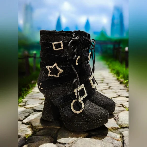 NIB Out Of The West Ankle Boots Dolls Kill x Wizard of Oz SZ 7