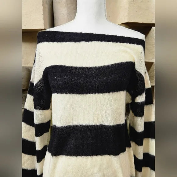 NWT Voice Memos Striped Sweater Current Mood