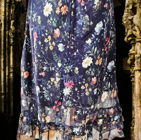 NWT Sunkissed Sunsets Midi Dress Current Mood Xl