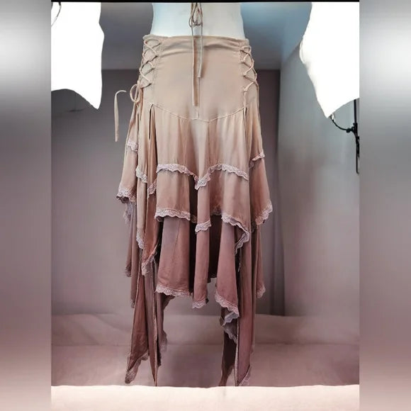 NWT Sahara Wildflower Maxi Skirt Set - Brown