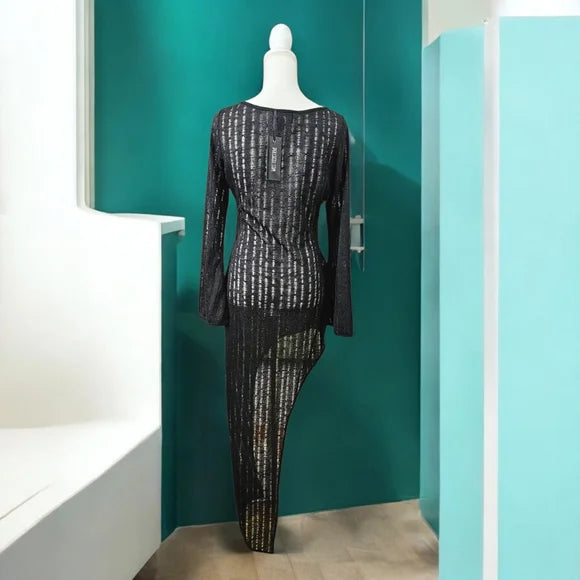 NWT Social Climber Midi Dress Current Mood SZ LG