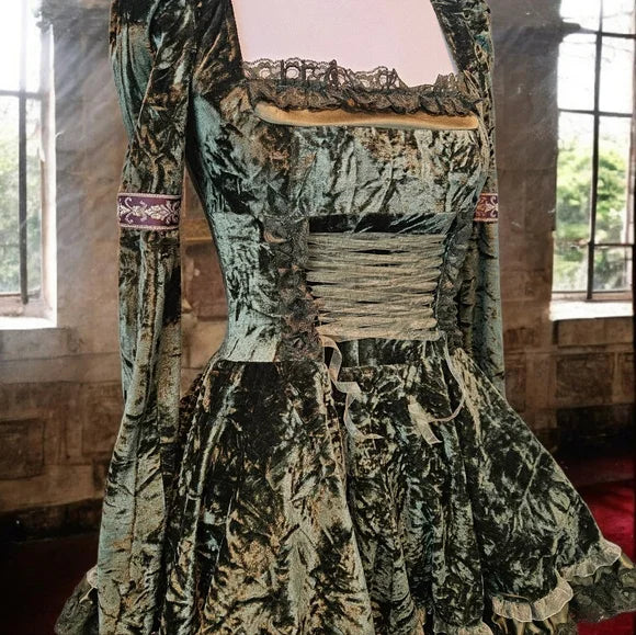 NWT Myths N' Legends Mini Dress - Green Current Mood SZ SM