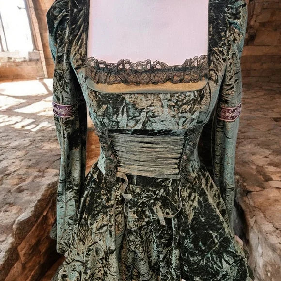 NWT Myths N' Legends Mini Dress - Green Current Mood SZ SM