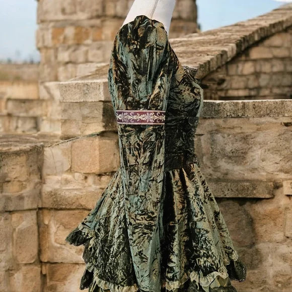 NWT Myths N' Legends Mini Dress - Green Current Mood SZ SM