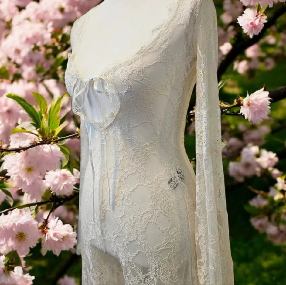 NWT Last Chance Whispering Wind Lace Jumpsuit Current Mood SOLD OUT ONLINE