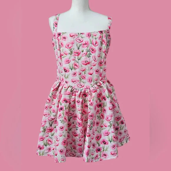 NWT Plus Magic Moves Corset Dress - Floral 2X