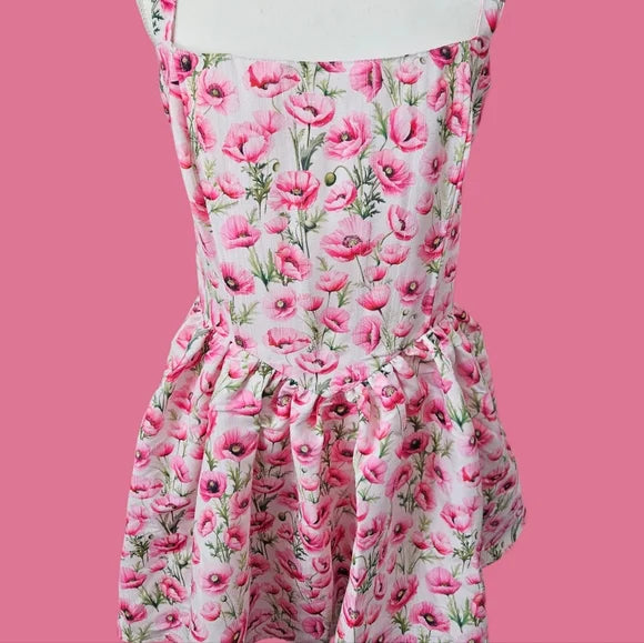 NWT Plus Magic Moves Corset Dress - Floral 2X