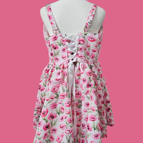 NWT Plus Magic Moves Corset Dress - Floral 2X
