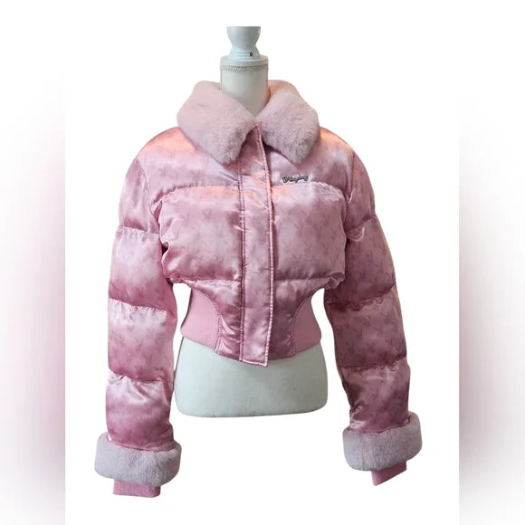 NWT SOLDOUT Online Jetset Pleasure Puffer Jacket Playboy by Dolls Kill